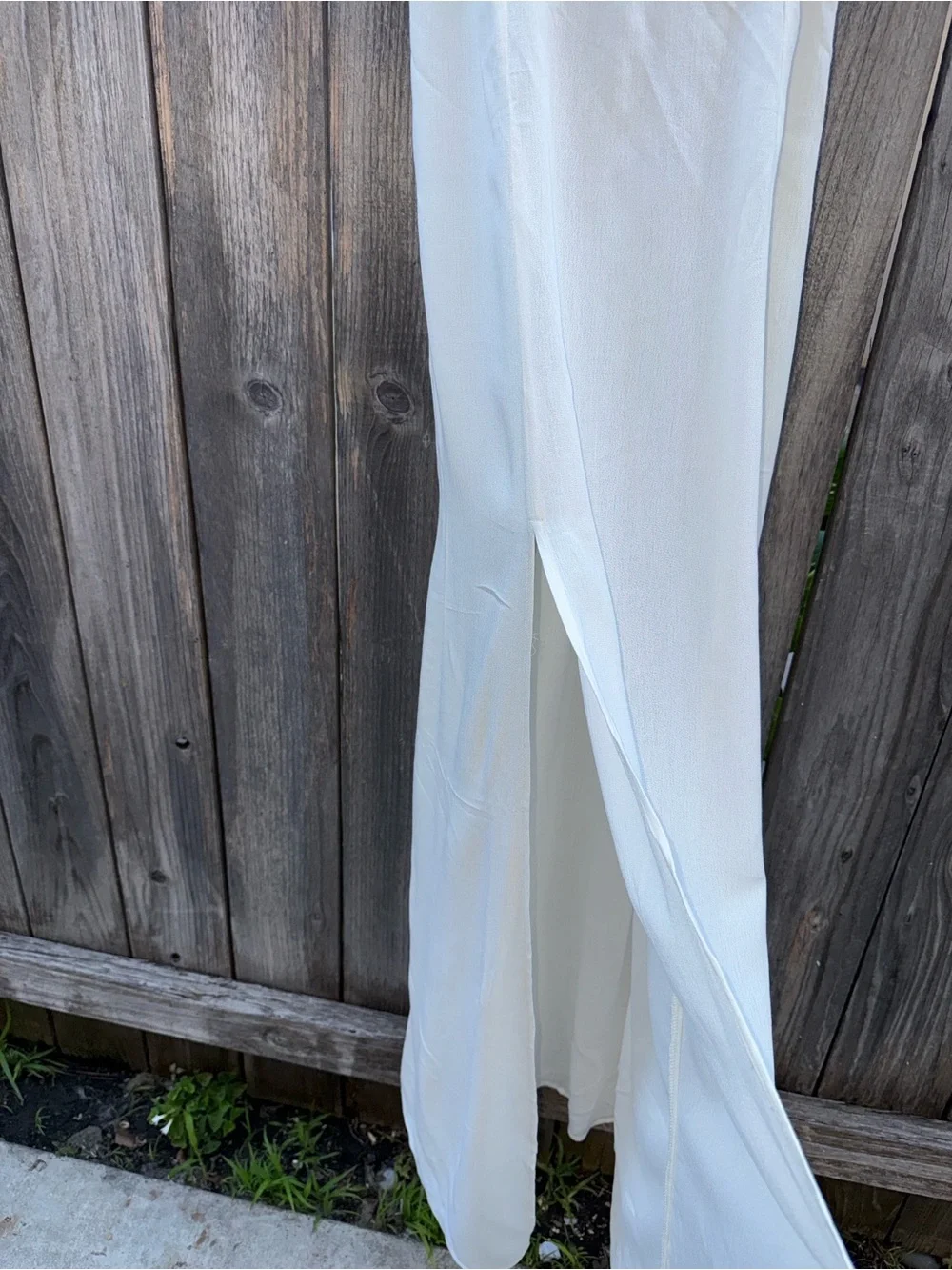 Flynn Skye Bardot Maxi Dress White Size Large